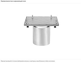Ревизия/Прочистка канализационная плитная из нержавеющей стали  РКп D200х50,8, фото 3