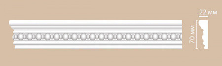 Молдинг с рисунком DECOMASTER DT9865 (22*68*2400мм)