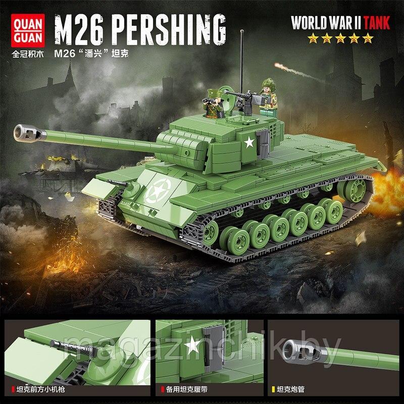 Конструктор Американский танк M26 Pershing, 100065 Quanguan, аналог LEGO - фото 2 - id-p144862937