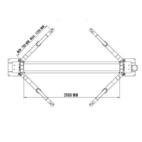 Двухстоечный подъемник System4you T4/K2 - фото 9 - id-p144876924