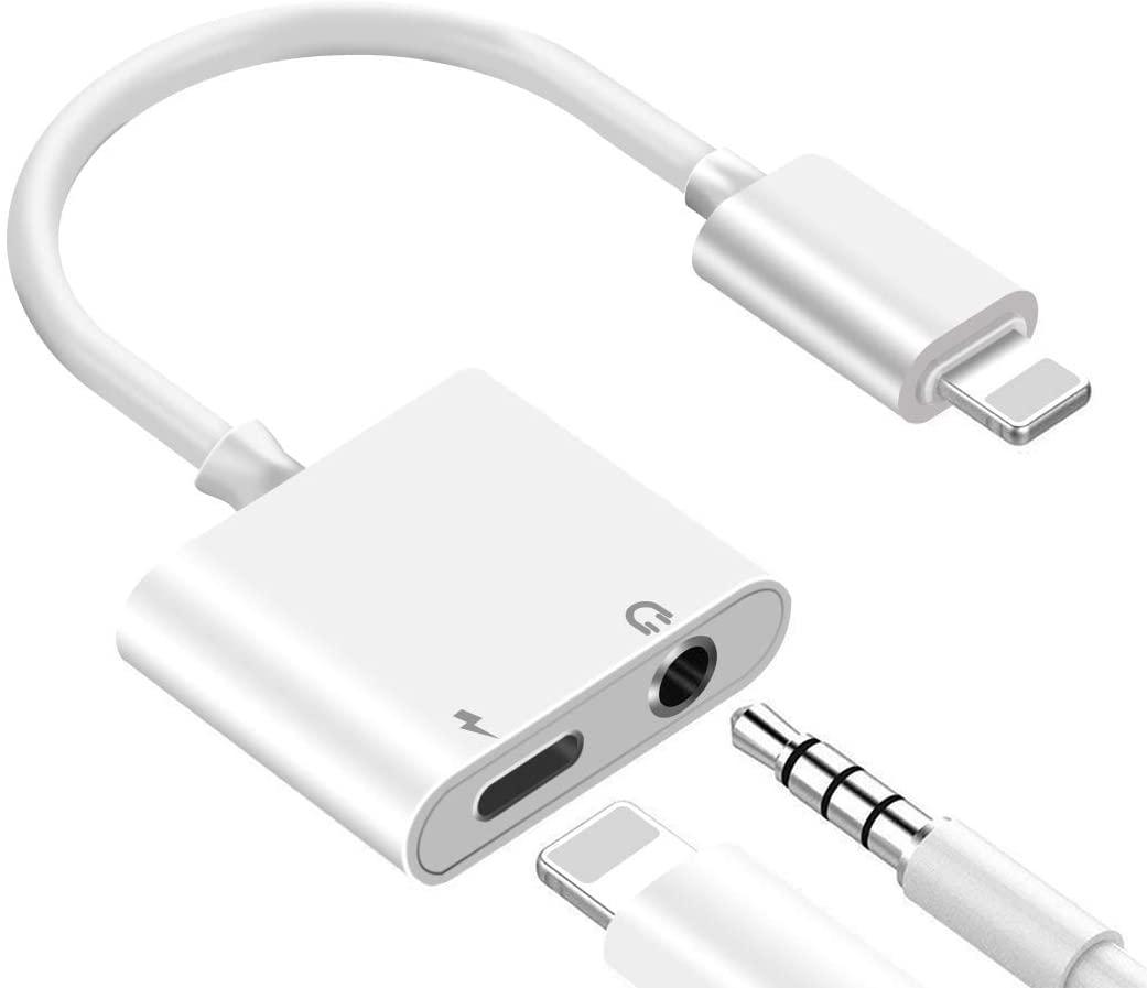 Адаптер - переходник SiPL Lightning / Lightning и Jack 3,5 мм (зарядка+наушники)+USB кабель Apple для iPhone 5 - фото 2 - id-p144876943