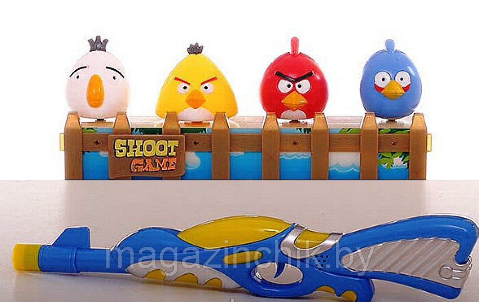 Тир Angry Birds 2210 инфракрасный прицел, реалистичные звуки выстрела, световые эффекты - фото 4 - id-p11747359