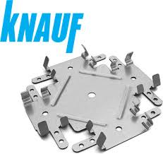 Соединитель профилей одноуровневый краб KNAUF 138*138мм 0,9мм.