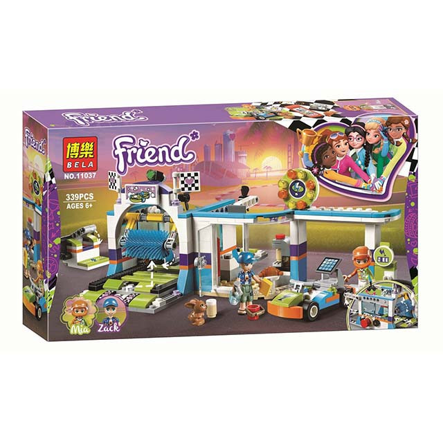 Конструктор Bela Friend 11037 Автомойка (аналог Lego Friends 41350) 339 деталей