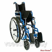 Инвалидная коляска 512AE-41(46,51) см стальная складная, фото 3