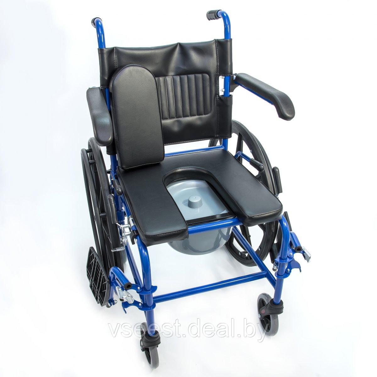 Инвалидная коляска с саноснащением HMP-7014KD активного типа - фото 5 - id-p65364110
