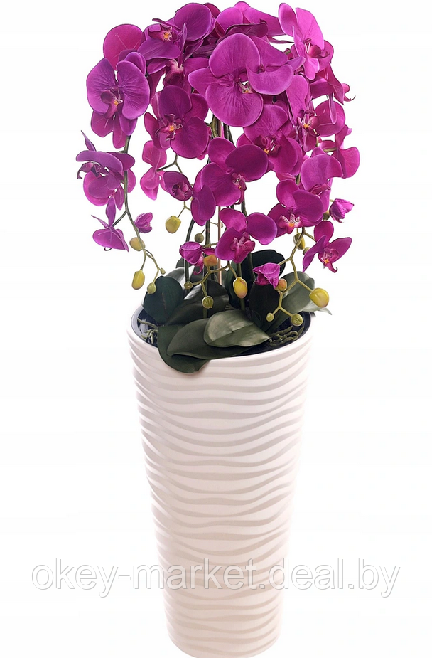 Цветочная композиция из орхидей в горшке 95 см - фото 1 - id-p144890692
