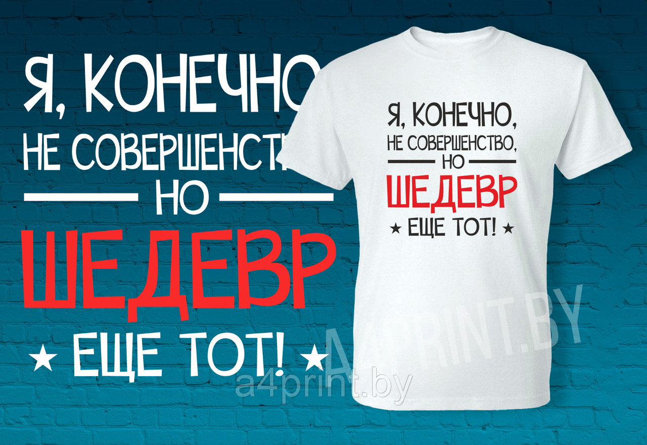 Мужские футболки "Шедевр"