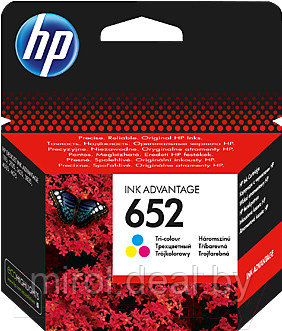 Картридж HP 652 (F6V24AE) - фото 1 - id-p144873832
