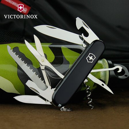Швейцарский нож Victorinox Huntsman Black, фото 2