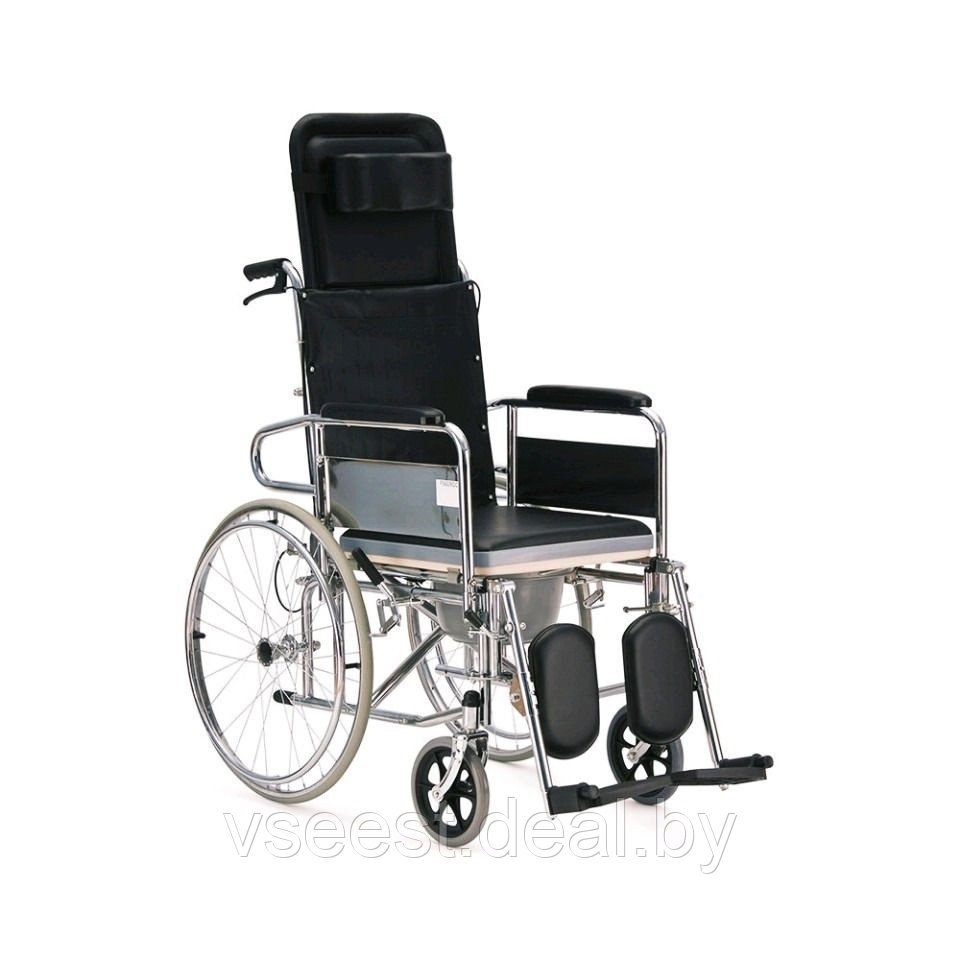 Инвалидное кресло-коляска FS 902 GC с санитарным устройством Под заказ 7-8 дней - фото 1 - id-p61566080