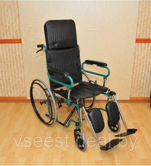 Инвалидное кресло-коляска FS 902 GC-46 с высокой спинкой Под заказ 7-8 дней - фото 1 - id-p61566081