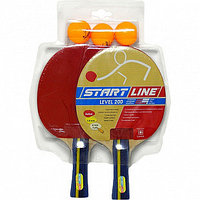 Набор для настольного тенниса Start Line Level 200 61300 2 ракетки и 3 мяча