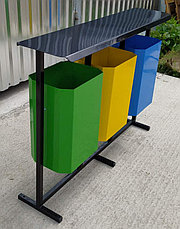 Урна для раздельного мусора ТМБ-3х35, фото 3