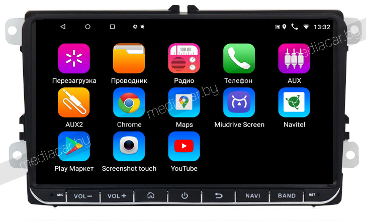 Штатная магнитола VOLKSWAGEN AMAROK и др. MediaCar N-9 inch. VW Фольксваген Android - фото 5 - id-p104074240