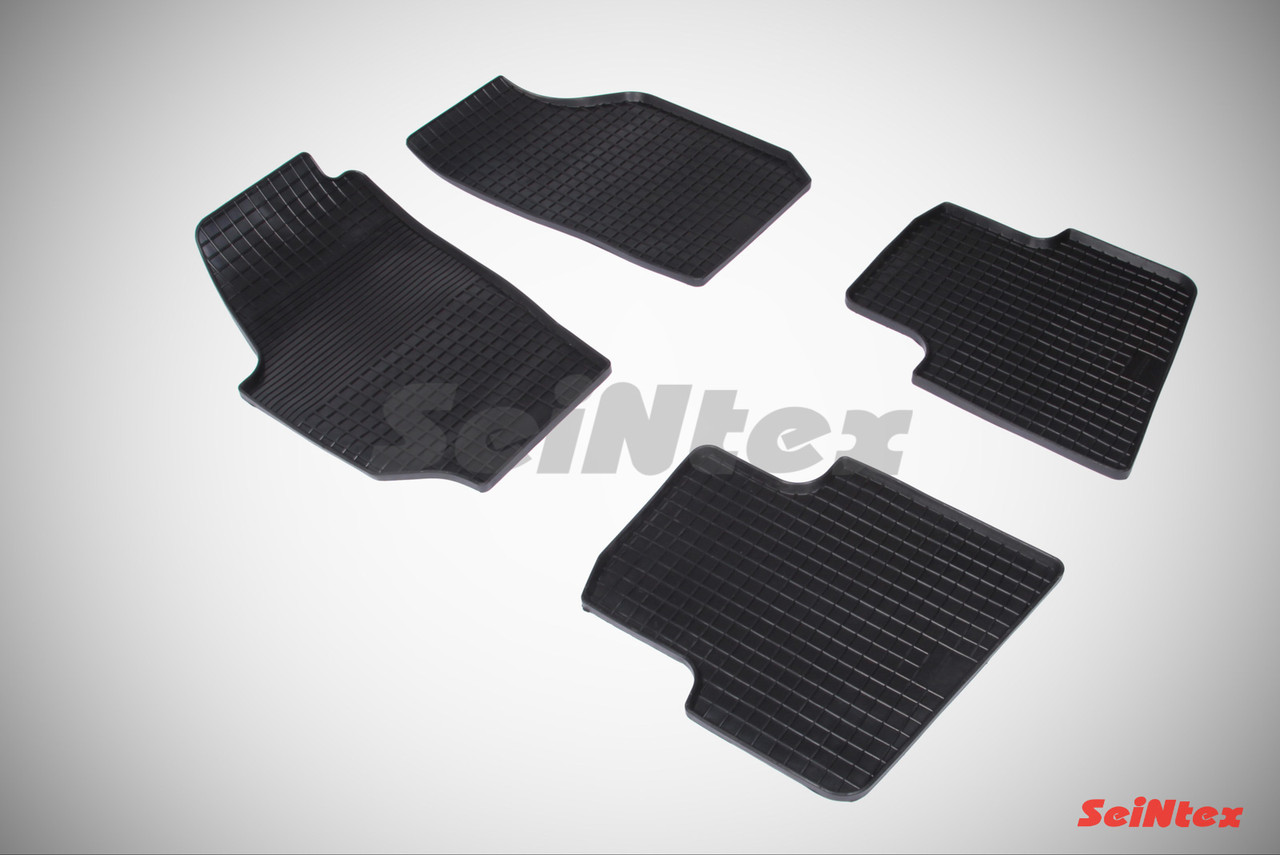 SKODA ROOMSTER 2006- Коврики в салон Seintex Сетка (цвет Черный) арт. 00525