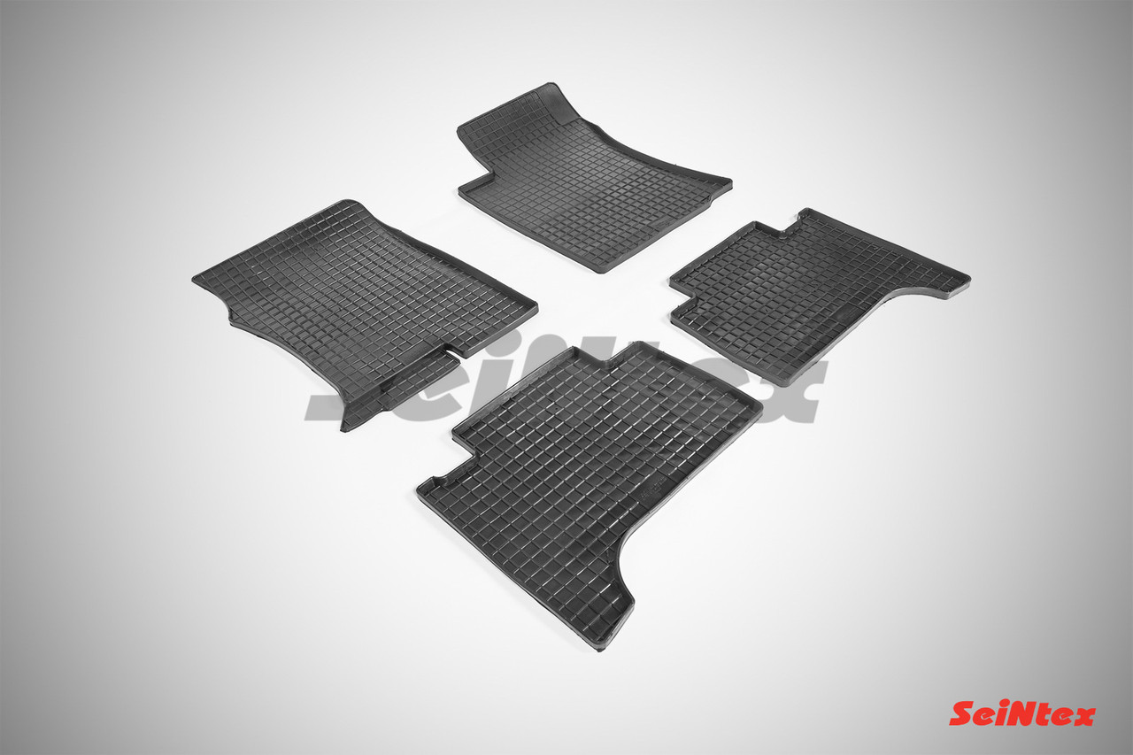 TOYOTA LAND CRUISER PRADO J120 2002-2009 Коврики в салон Seintex Сетка (цвет Черный) арт. 00254