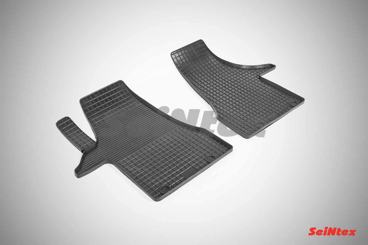 VOLKSWAGEN T5 2003-2015 Коврики в салон Seintex Сетка (цвет Черный) арт. 83114