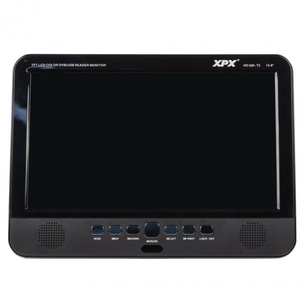 Портативный телевизор XPX EA-1016D 10,8" (с цифровым ТВ-тюнером DVB-T2)