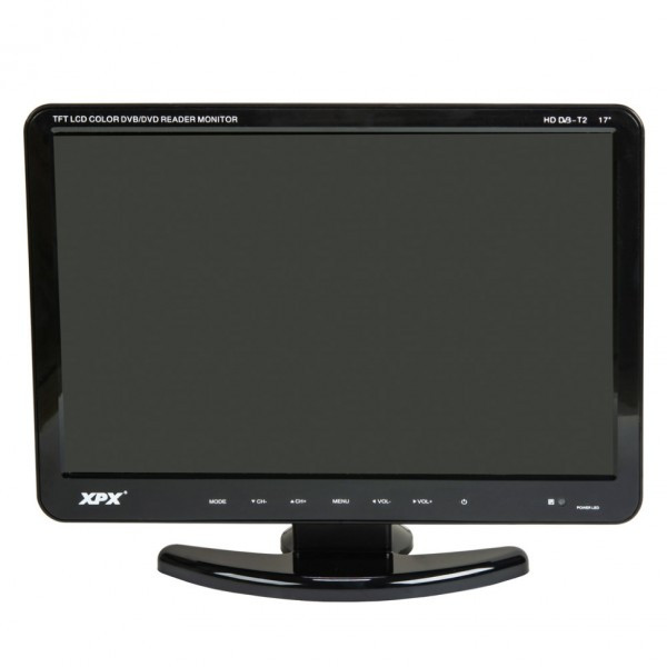 Портативный телевизор с DVD-плеером XPX EA-1668D 17" (с цифровым ТВ-тюнером DVB-T2)