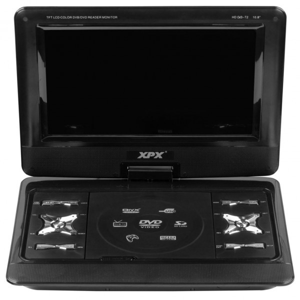 Портативный DVD-плеер XPX EA-1048D 10,8" (с цифровым ТВ-тюнером DVB-T2)