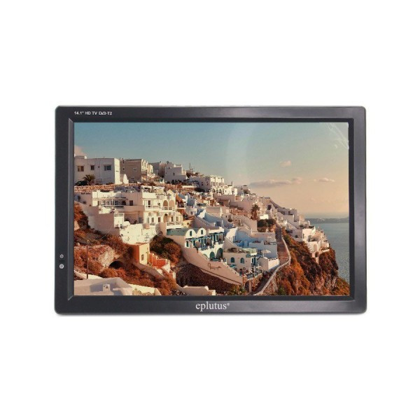Портативный телевизор Eplutus EP-144T 14,1" (с цифровым ТВ-тюнером DVB-T2 + DVB-C)