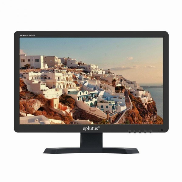 Портативный телевизор Eplutus EP-193T 19" (с цифровым ТВ-тюнером DVB-T2 + DVB-C)
