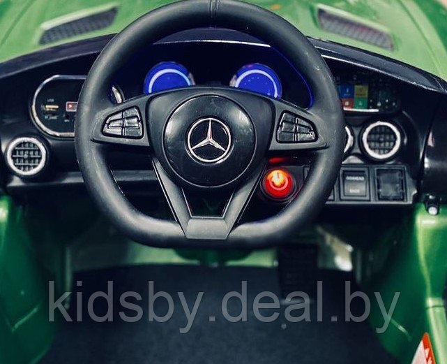 Детский электромобиль RiverToys Mercedes-Benz AMG GT O008OO (синий) автокраска глянец лицензия - фото 6 - id-p109520744