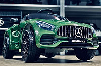 Детский электромобиль RiverToys Mercedes-Benz AMG GT O008OO (зеленый глянец) автокраска лицензия