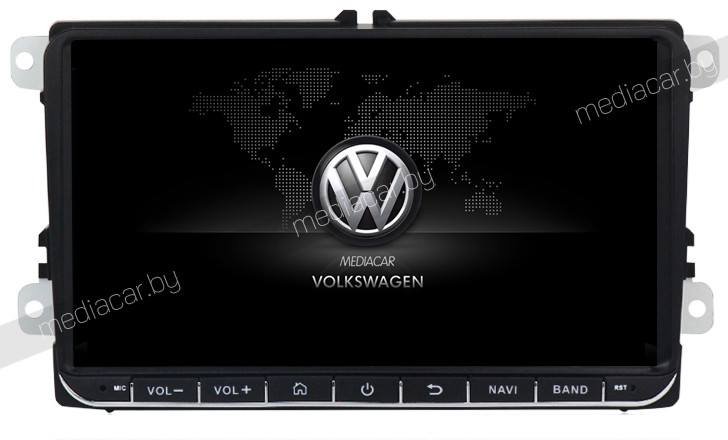 Штатная магнитола VOLKSWAGEN PASSAT B7 и др. MediaCar L-9 inch. 2Gb VW Фольксваген Android - фото 1 - id-p104113022