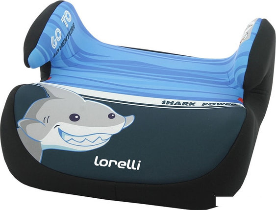 Детское сиденье Lorelli Topo Comfort 2020 (светлый и темный синий, акула), фото 2