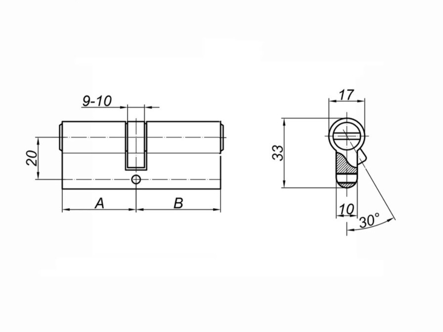 PALLADIUM цилиндровый механизм ZN 60 С ЕТ SN (матовый никель) - фото 4 - id-p144614685