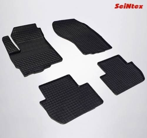 MITSUBISHI OUTLANDER II 2006-2012 Коврики в салон Seintex Сетка (цвет Черный) арт. 00560