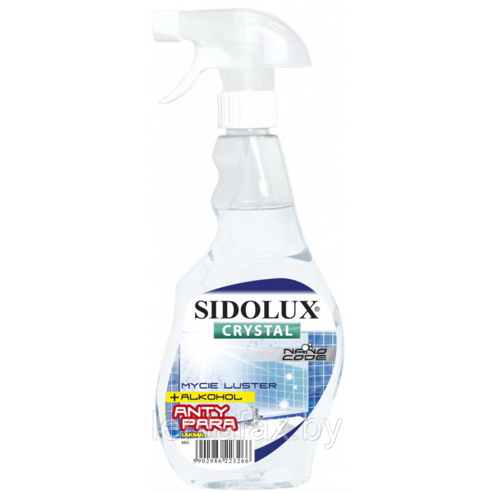 Средство для мытья окон "SIDOLUX Crystal" с эффектом Антипар