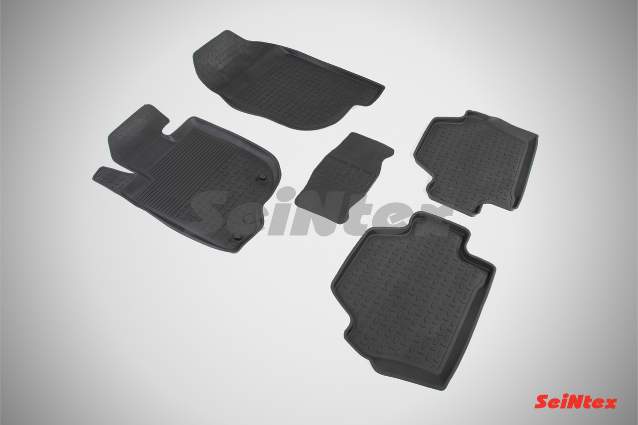 MITSUBISHI PAJERO SPORT 2008-2015 Коврики в салон Seintex Борт (цвет Черный)