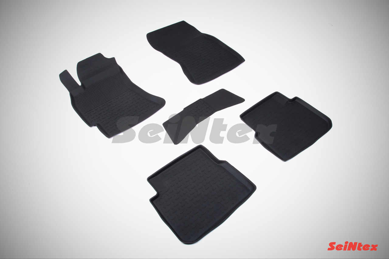 SUBARU FORESTER III 2008-2012 Коврики в салон Seintex Борт (цвет Черный)