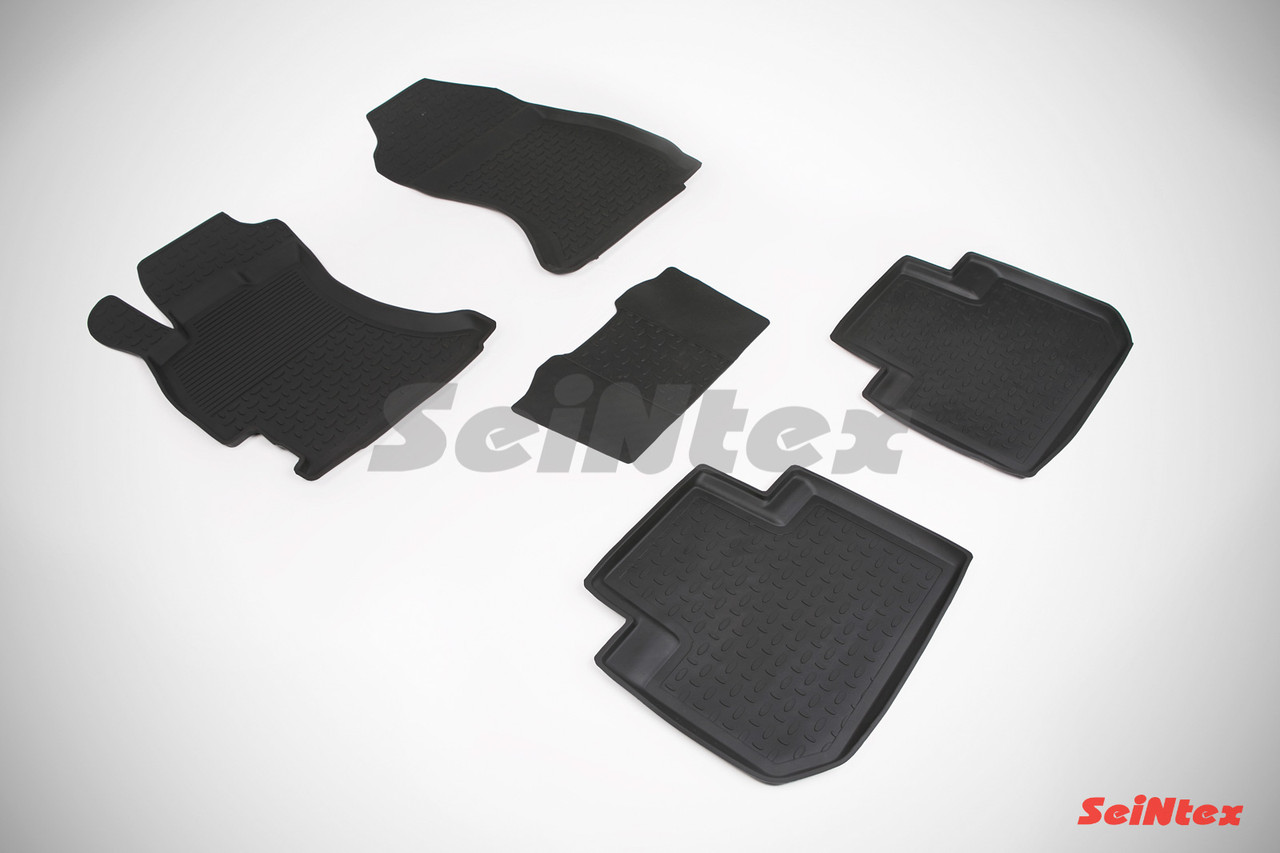 SUBARU FORESTER IV 2012-2018 Коврики в салон Seintex Борт (цвет Черный)
