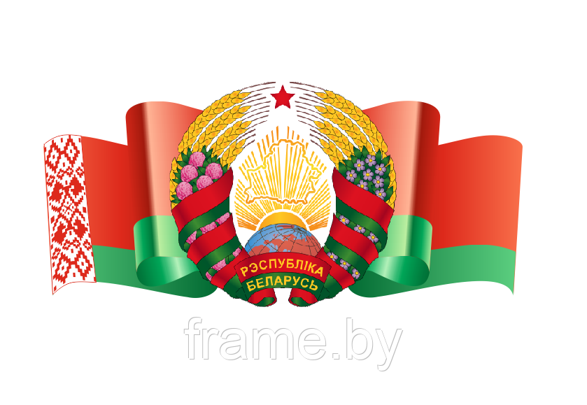 Вывеска "Герб и флаг Беларуси" - фото 1 - id-p144970713