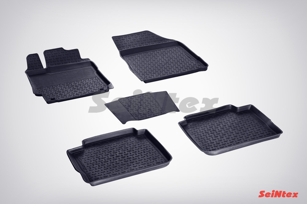 TOYOTA CAMRY VII (XV50) 2012-2017 Коврики в салон Seintex Борт (цвет Черный)