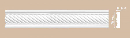 Молдинг с рисунком DECOMASTER DT9060 (76*18*2400мм)