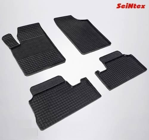 CITROEN BERLINGO 2006-2008 Коврики в салон Seintex Сетка (цвет Черный) арт. 00682