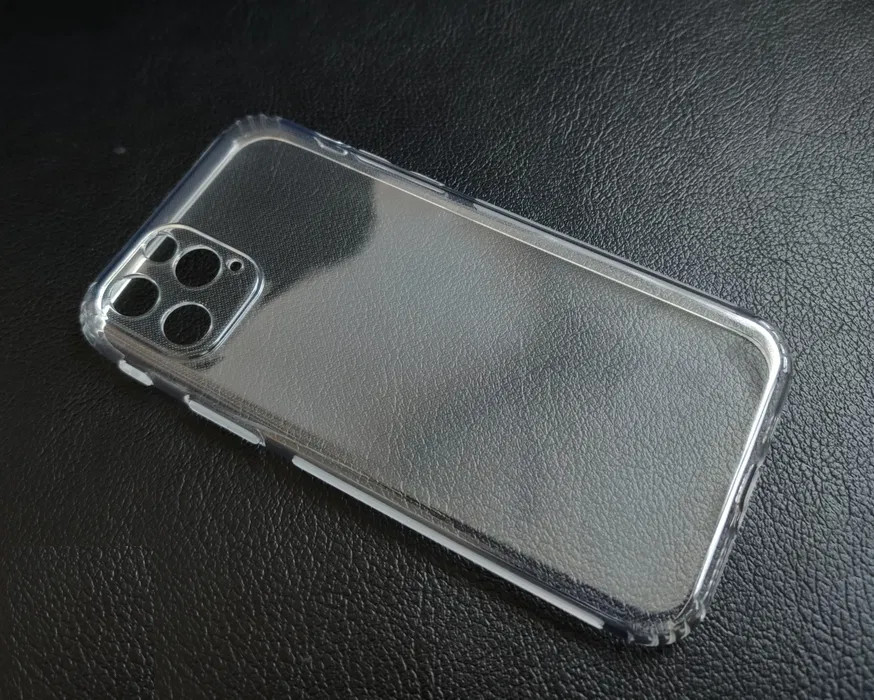Чехол-накладка для Apple Iphone 12 pro (силикон) прозрачный с защитой камеры - фото 4 - id-p144974949