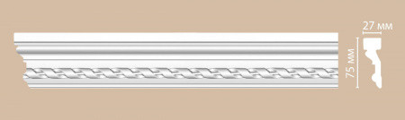 Молдинг с рисунком DECOMASTER DT-1S (75*27*2400мм)