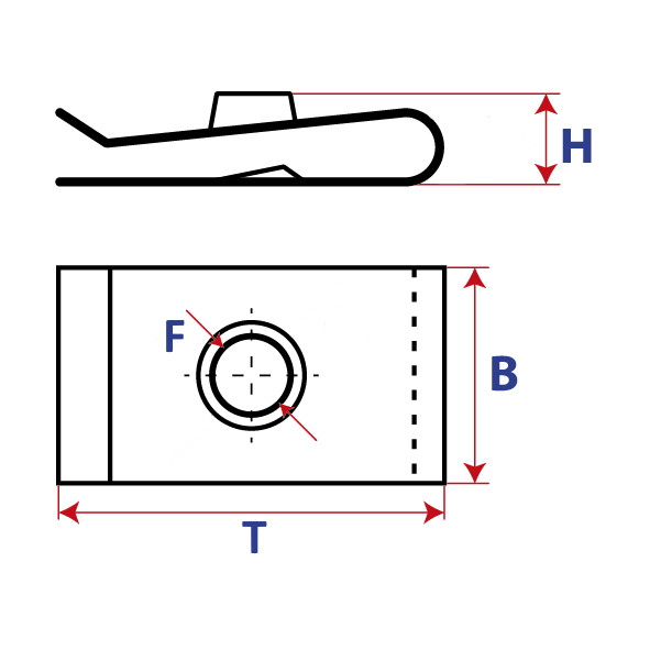 Пластиковая закладная Renault XR846154, 7711429840 - фото 2 - id-p144976371