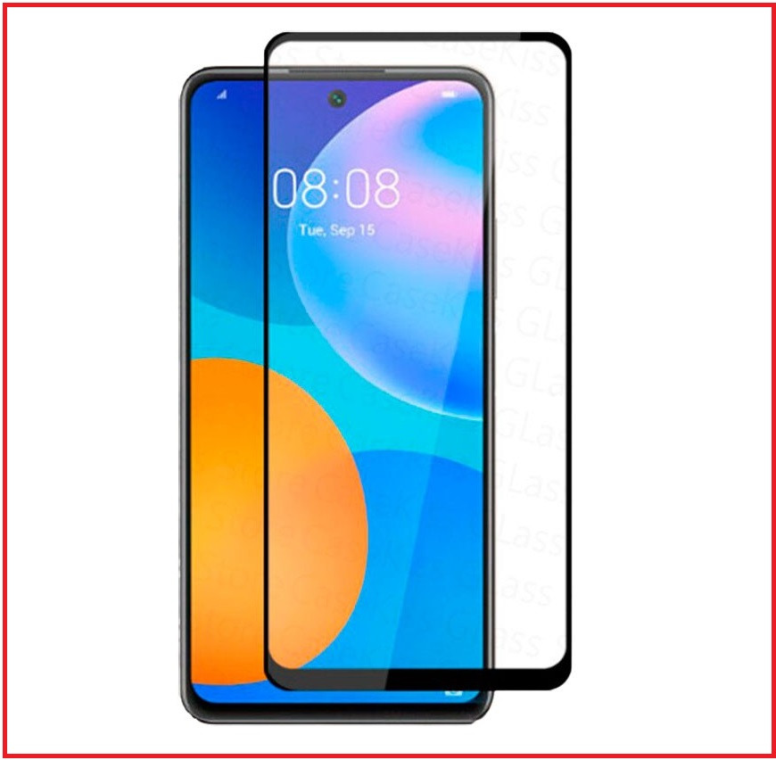 Защитное стекло Full-Screen для Huawei P Smart 2021 PPA-LX1 черный (5D-9D с полной проклейкой) - фото 2 - id-p144985183