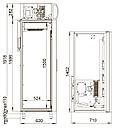 Шкаф холодильный Polair DM110-S (+1...+10°C) 1402х710х1960мм,1000л, фото 2