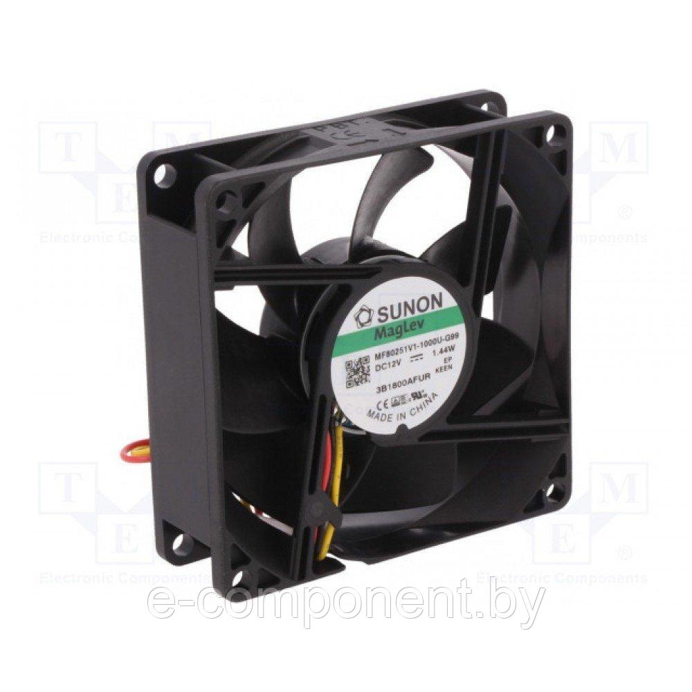 Вентилятор DC осевой 12 V DC SUNON MF80251V1-1000U-G99 (MF80251V1-G99-A)