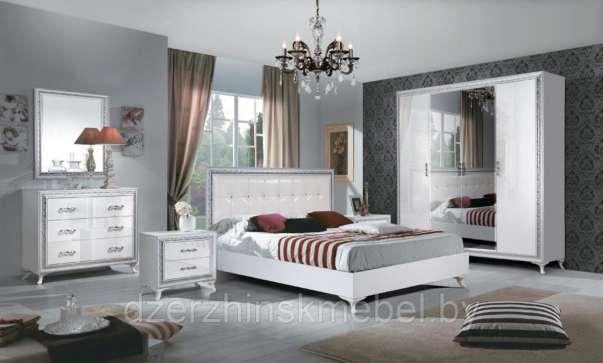 Набор мебели для спальни "Дана 4 "(черная) Производство "Форест Деко Групп" - фото 2 - id-p145003266