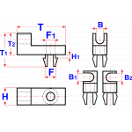 Fiat/Alfa/Lancia 14578082 Держатель тяги замка двери - фото 2 - id-p145004861