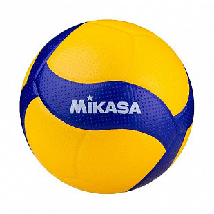 Мяч волейбольный Mikasa V300W FIVB Appr. yellow/blue, фото 1